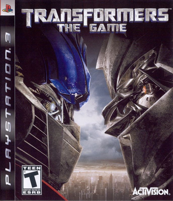 Transformers: The Game box art for Playstation 3